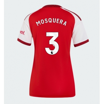 Arsenal Cristhian Mosquera #3 Maglia Gara Casa Repliche 2026-27 Donna Maniche Corte